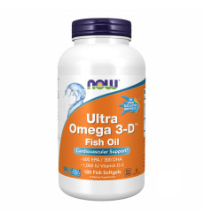 Ultra Omega 3-D™ Fish Oil - 180 Fish Softgels (jar damaged)