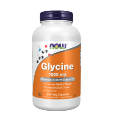 Glycine 1000 mg - 250 vcaps (jar damaged)