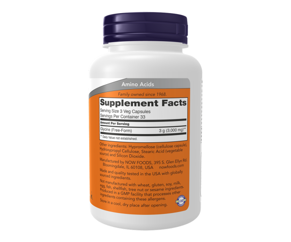 Glycine 1000 mg - 250 vcaps (Пошкоджена банка)