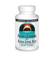 Acetyl L-Carnitine & Alpha-Lipoic Acid 650 mg - 30 tabs