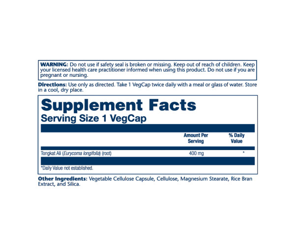 Tongkat Ali 400mg - 60 vcaps