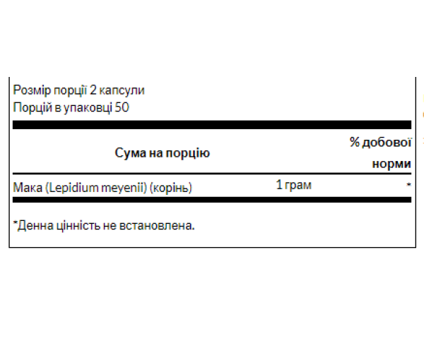 Maca 500 mg - 100 Caps