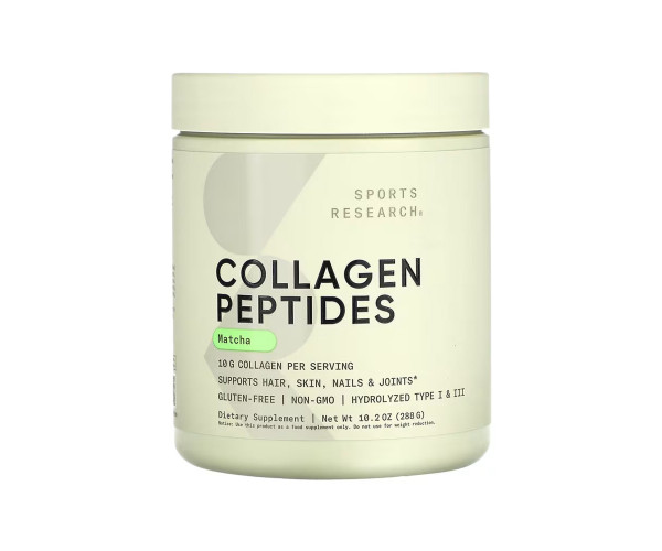Collagen Peptides Organic Matcha - 288g Green Tea (Без этикетки)