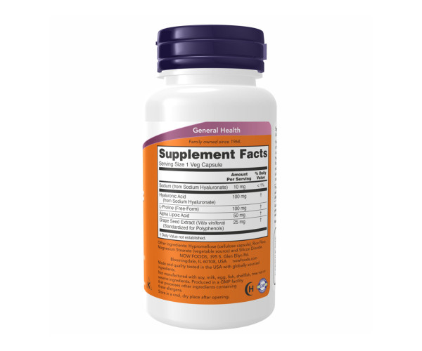 Hyaluronic Acid 100mg 2X Plus - 60 vcaps