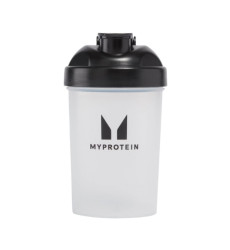 Plastic Shaker - 600ml Clear Black