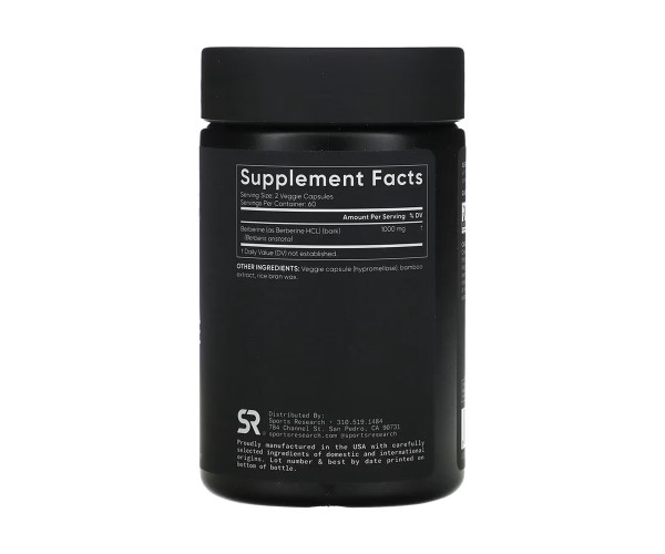 Berberine 1000mg - 120 vcaps