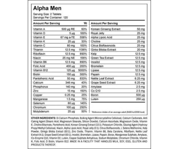 Alpha Men - 120tabs