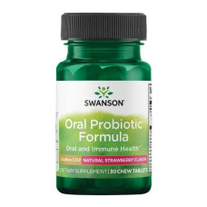 Oral Probiotic Formula 3 billion Cfu - 30 tabs Natural Strawberry