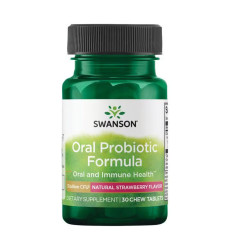 Oral Probiotic Formula 3 billion Cfu - 30 tabs Natural Strawberry
