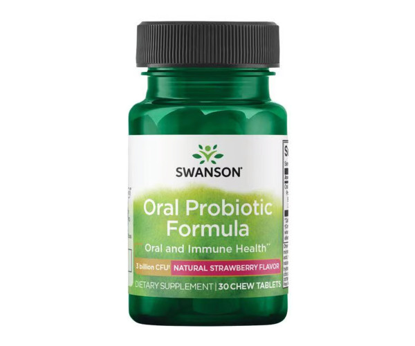 Oral Probiotic Formula 3 billion Cfu - 30 tabs Natural Strawberry