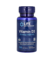 Vitamin D3 25 mcg (1000 IU) - 250 softgels