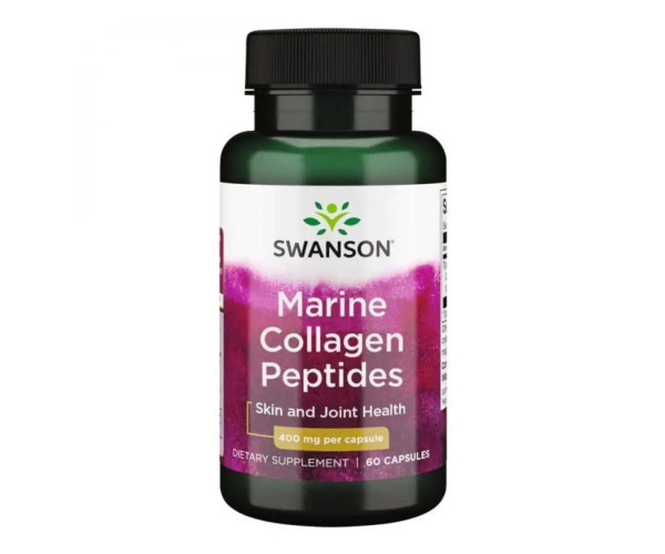 Type I Hydrolyzed Marine Collagen Peptides 400mg - 60 caps