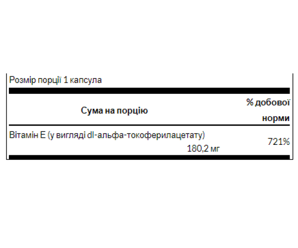 Vitamin E 400iu - 60caps