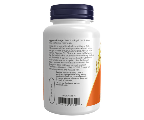 Borage Oil 1000mg - 60 sgels
