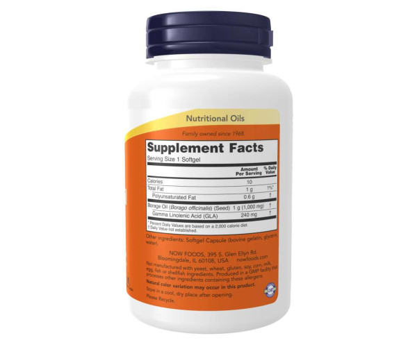 Borage Oil 1000 mg - 120 sgels