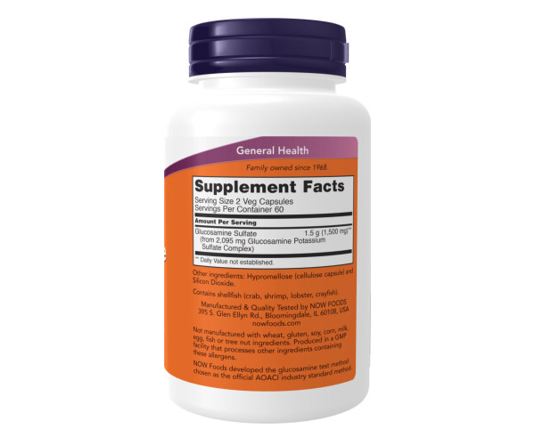 Glucosamine Sulfate 750mg - 120 veg caps