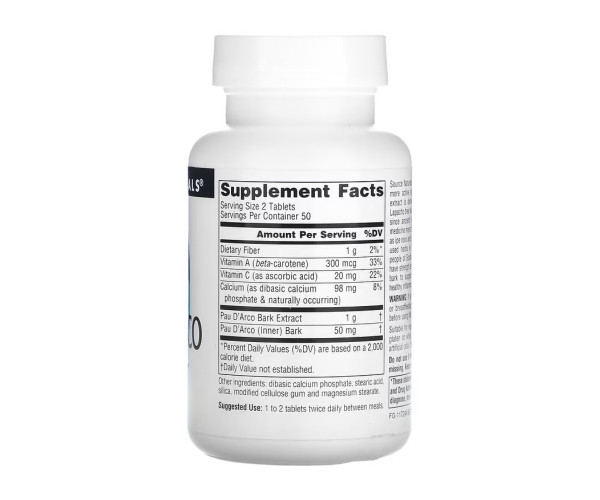 Pau D'Arco Extract 500mg - 100 tabs