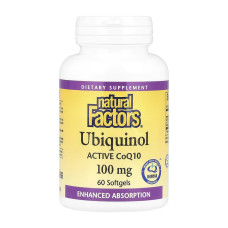Ubiquinol CoQ10 100mg - 60 softgels