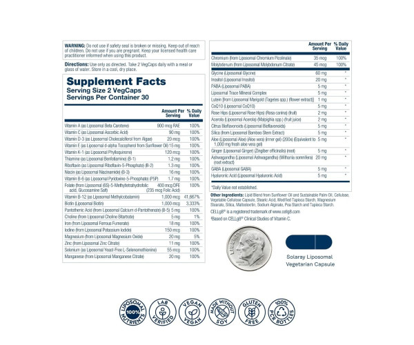 Liposomal Multivitamin Womens - 60 vcaps