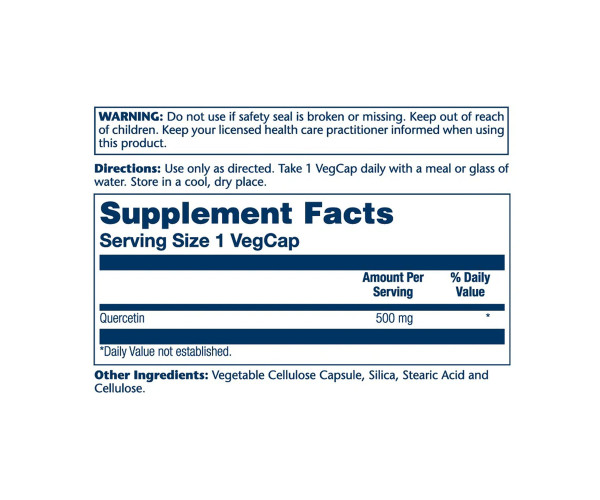Quercetin 500mg - 90 vcaps