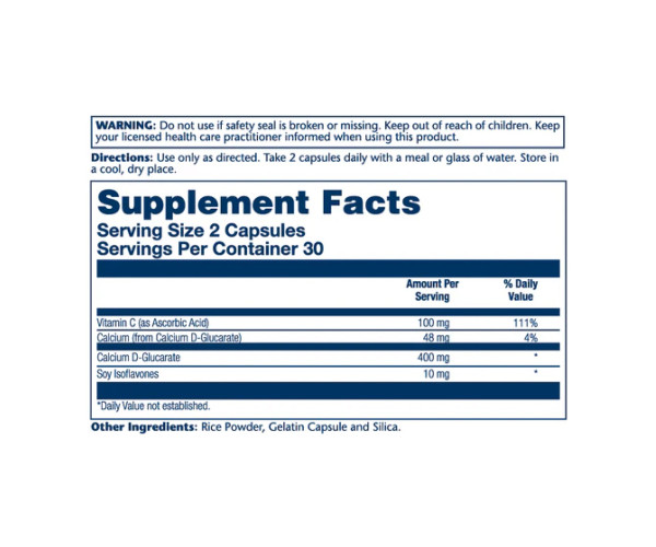 Calcium D-Glucarate 400mg - 60 caps