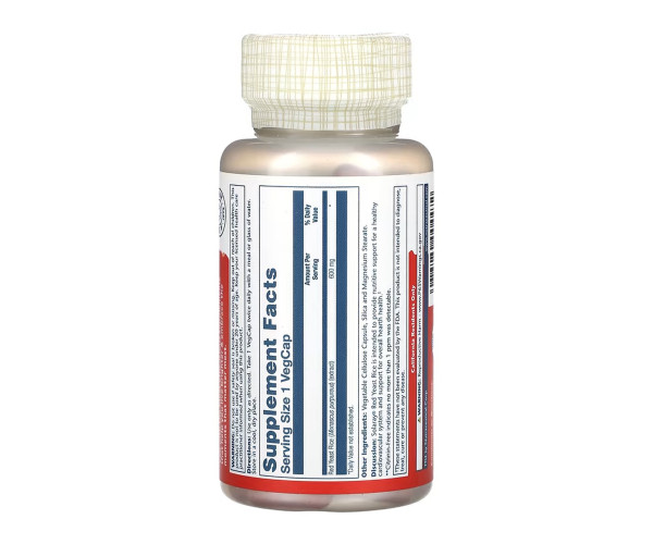 Red Yeast Rice 600mg - 90 vcaps