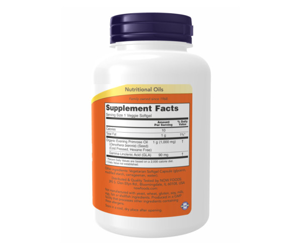 Evening Prim Oil Org 1000mg - 90 vgels