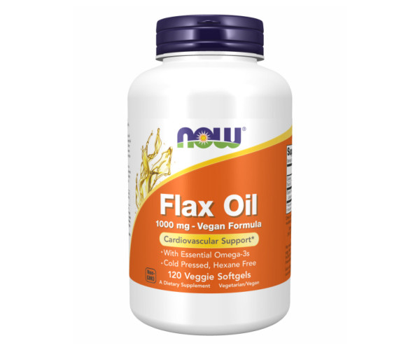 Flax Oil Org 1000mg - 120 vgels