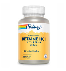 High Potency Betain HCl with Pepsin 650mg - 100 vcaps