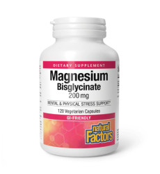 Magnesium Bisglycinate 200mg - 120 vcaps