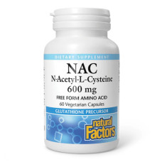 N-Acetyl-L-Cysteine Amino Acid 600mg - 60 vcaps