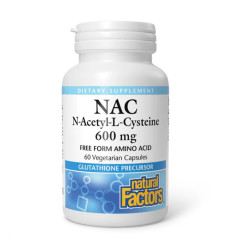 N-Acetyl-L-Cysteine Amino Acid 600mg - 60 vcaps
