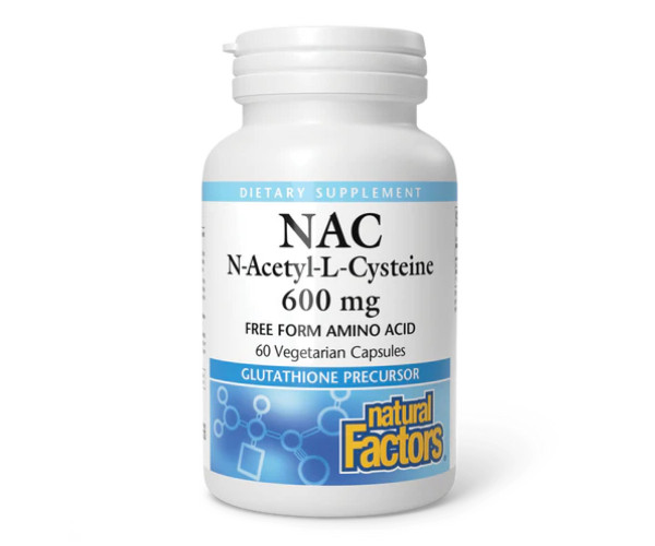 N-Acetyl-L-Cysteine Amino Acid 600mg - 60 vcaps