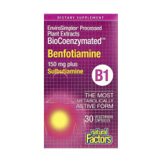 BioCoenzymated Benfotiamine - 30 caps