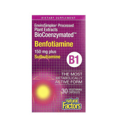 BioCoenzymated Benfotiamine - 30 caps