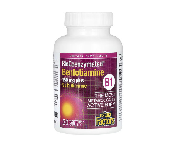 BioCoenzymated Benfotiamine - 30 caps