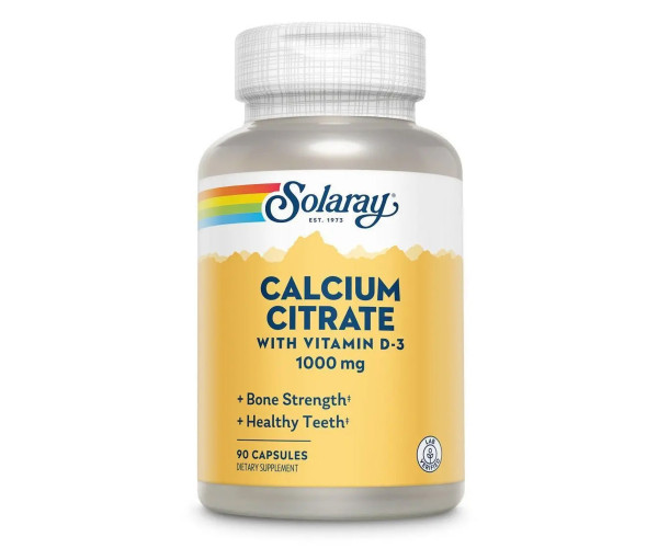Calcium w/ D3 Citrate 1000mg - 90 caps