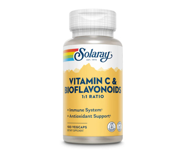 Vitamin C & Bioflavonoids 1:1 500mg - 100 vcaps