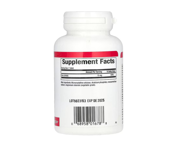 Zinc Citrate 15mg - 30 tabs