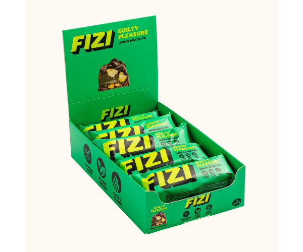 Fizi Protein Bar Guilty Pleasure - 10x45g Queen Pistachio
