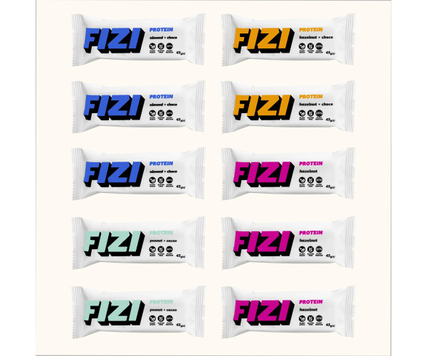 FIZI Protein Box - 10x45g