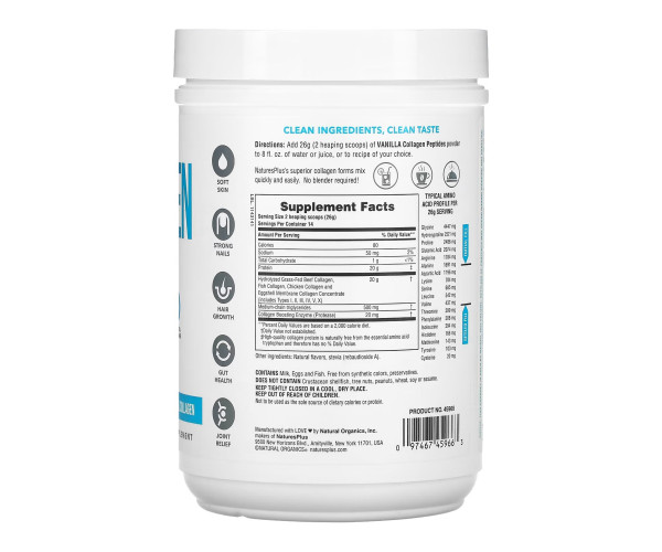 Collagen Peptides - 364g Vanilla