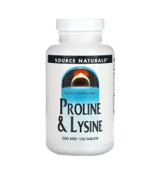 Proline & Lysine 550 mg - 120 tabs