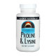 Proline & Lysine 550 mg - 120 tabs