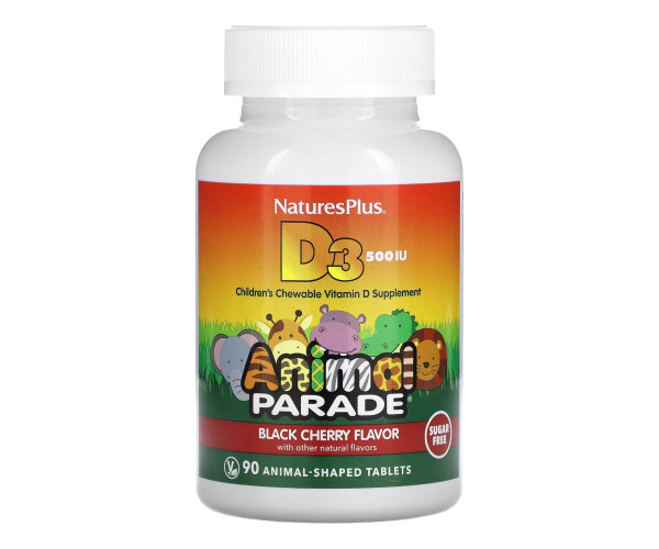 Kids Vit D3 Chewable Sugarfree 500 IU - 90 tabs