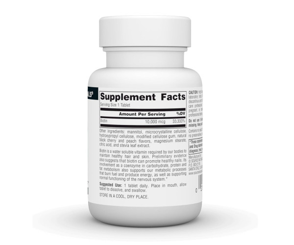 Biotin Fast Melt 10000 mcg - 120 tabs