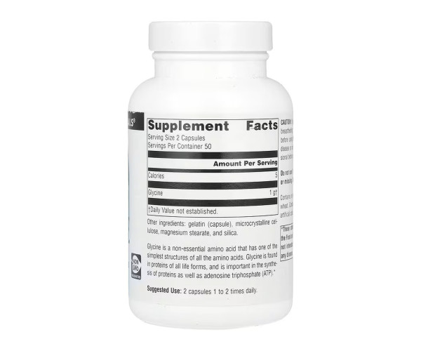 Glycine 500 mg - 100 caps