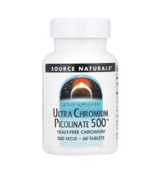 Ultra Chromium Picolinate 500™ 500 mcg - 60 tabs