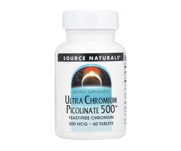 Ultra Chromium Picolinate 500™ 500 mcg - 60 tabs