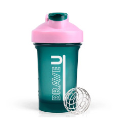 Shaker - 400ml Green Pink